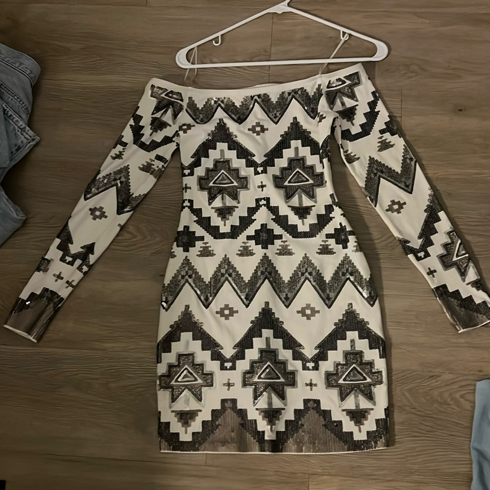 sequin homecoming dress